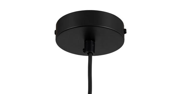 HÄNGELEUCHTE 23/120 cm  - Schwarz, Trend, Glas/Metall (23/120cm) - Novel