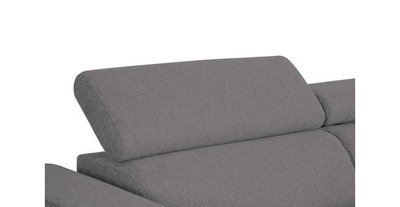 ECKSOFA Anthrazit Struktur - Anthrazit/Schwarz, Design, Kunststoff/Textil (284/205cm) - Xora