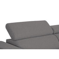 ECKSOFA Anthrazit Struktur  - Anthrazit/Schwarz, Design, Kunststoff/Textil (284/205cm) - Xora