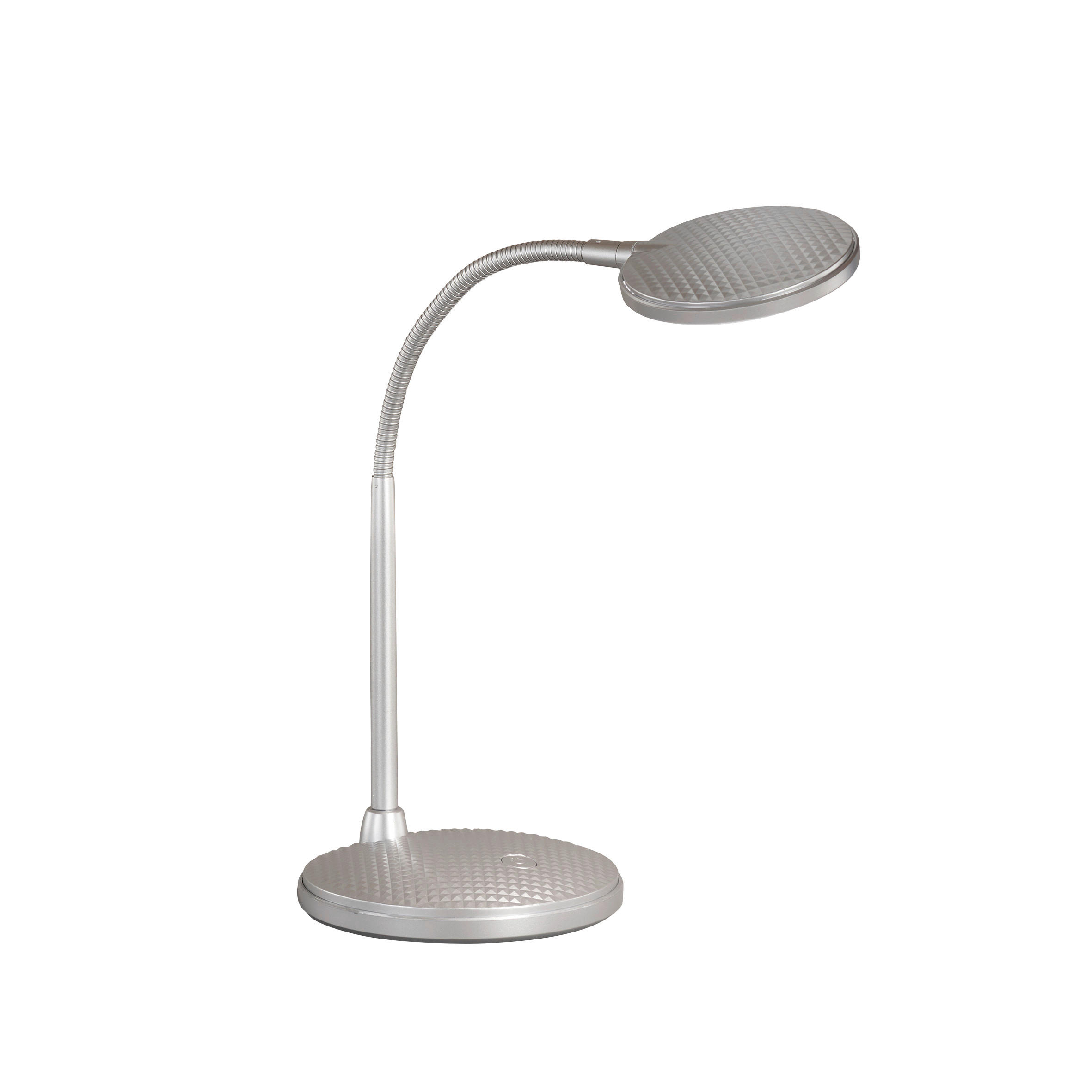 LED-SCHREIBTISCHLEUCHTE 22/14,5/36,5 cm   - Sandfarben/Silberfarben, KONVENTIONELL, Kunststoff/Metall (22/14,5/36,5cm) - Fischer & Honsel