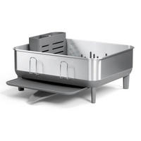 ODKAPÁVAČ NA NÁDOBÍ - šedá/barvy nerez oceli, Design, kov/plast (19/39,4/38cm) - Simplehuman