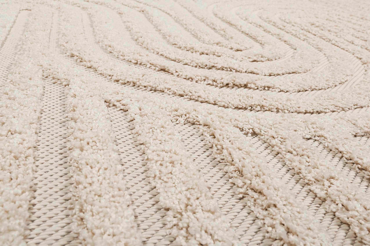 OUTDOORTEPPICH 160/225 cm Miles Creme  - Creme, KONVENTIONELL, Textil (160/225cm) - Esprit