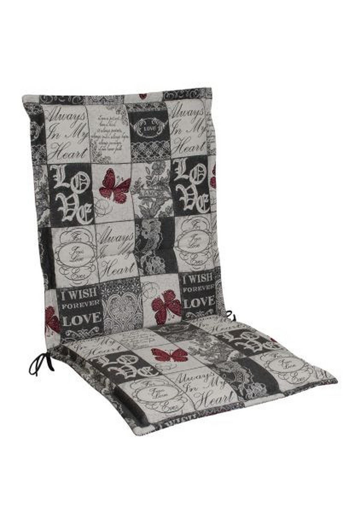 SESSELAUFLAGE in  - Weiß/Grau, Design, Textil (48/4/109cm)