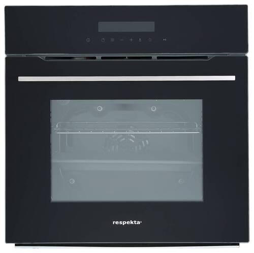 EINBAUBACKOFEN PYRO9TOUCH  - Schwarz, Trend, Glas/Metall (59,5/59/57,5cm) - Respekta