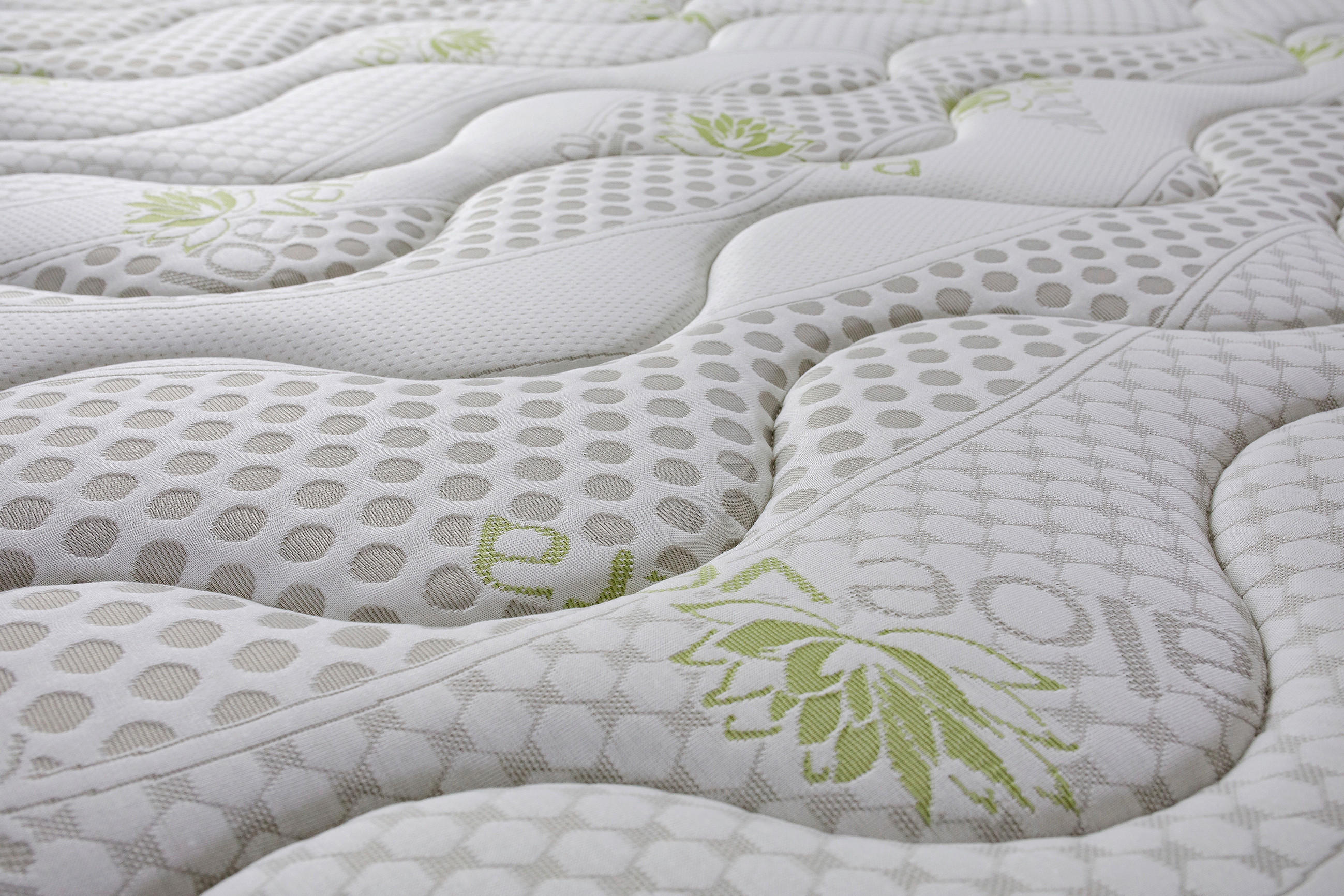 Saltea cu arcuri 140x200 cm  - alb, Basics, textil (140/200cm)