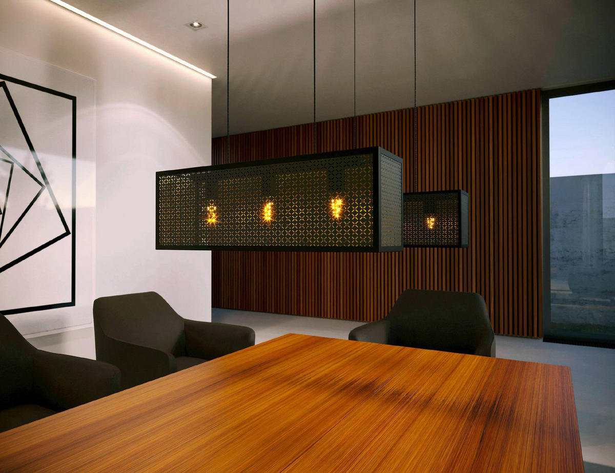 HÄNGELEUCHTE 73/20/110 cm  - Goldfarben/Schwarz, KONVENTIONELL, Metall (73/20/110cm) - Eglo