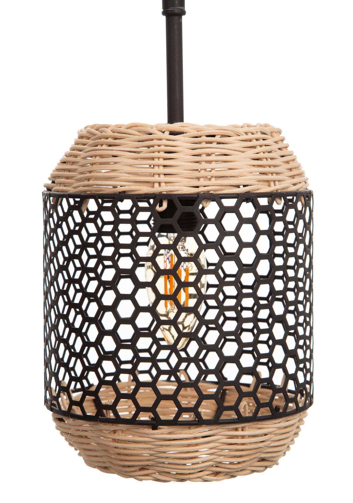 HÄNGELEUCHTE 74/15/150 cm  - Schwarz, Basics, Metall (74/15/150cm)