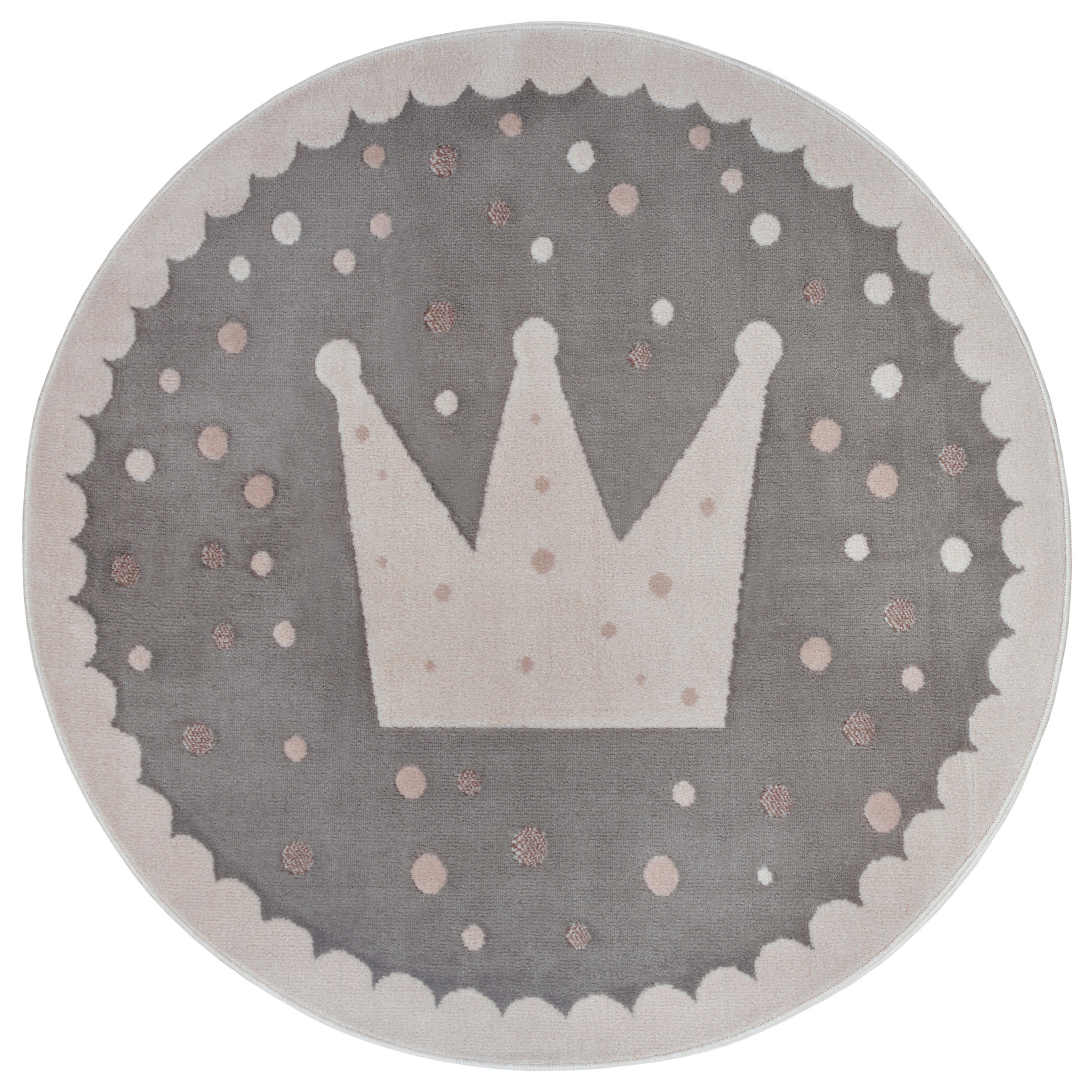 KINDERTEPPICH 100 cm Adventures  - Creme/Grau, Design, Kunststoff/Textil (100cm) - Ben'n'jen