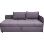 LIEGE  in Cord Lila  - Lila/Schwarz, Basics, Kunststoff/Textil (205/90/95cm) - Xora