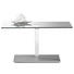 COUCHTISCH rechteckig Chromfarben - Chromfarben, Design, Glas/Kunststoff (90/44-60/60cm)