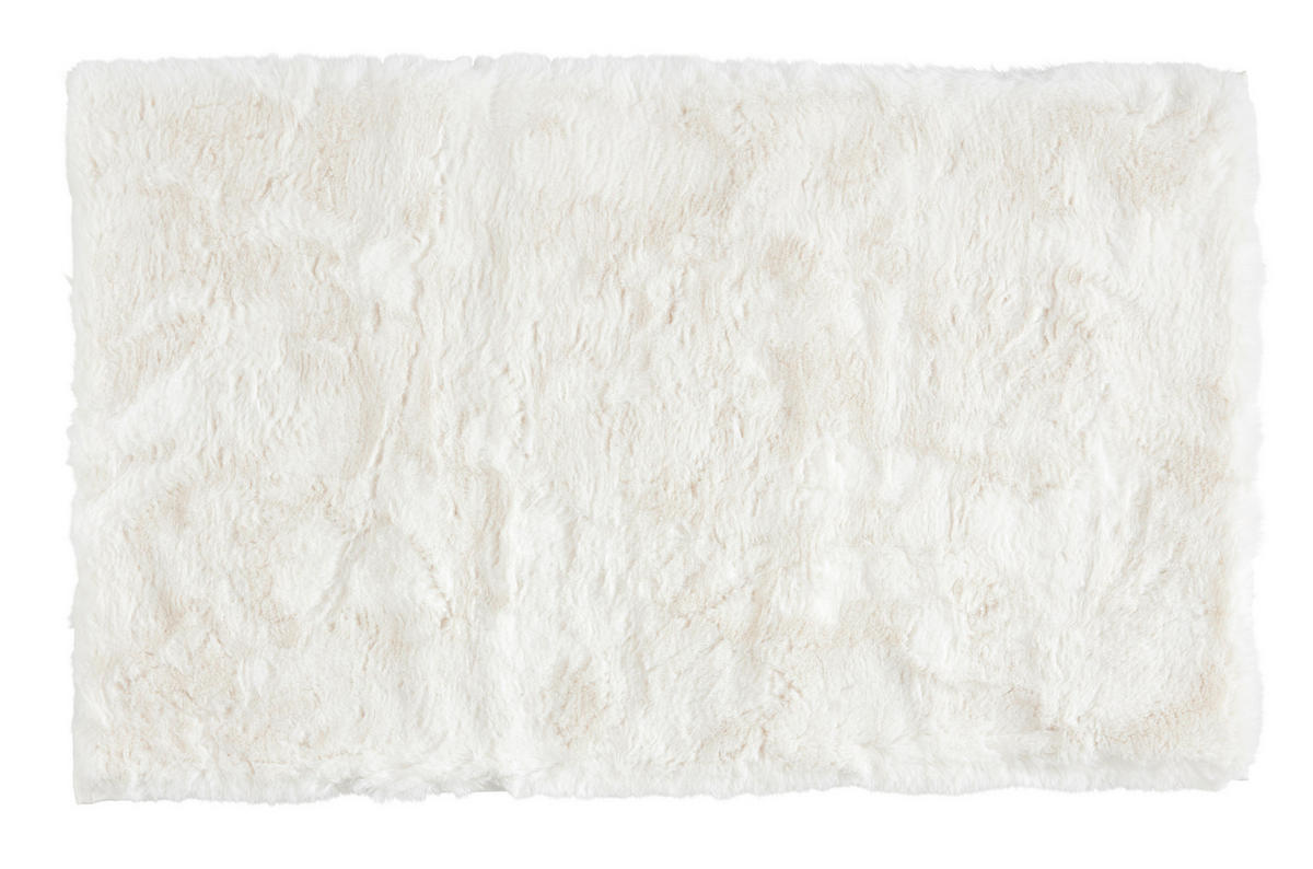 BADEMATTE Weiss 60/100 cm  - Weiss, Design, Kunststoff/Textil (60/100cm) - Esposa