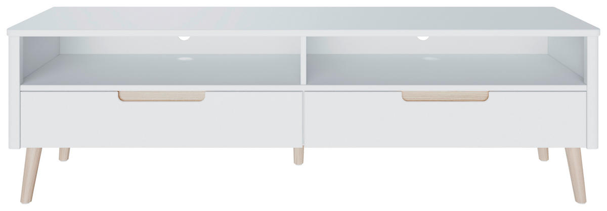 LOWBOARD 150,5/45/42 cm  - Weiß, KONVENTIONELL, Holz/Holzwerkstoff (150,5/45/42cm) - MID.YOU