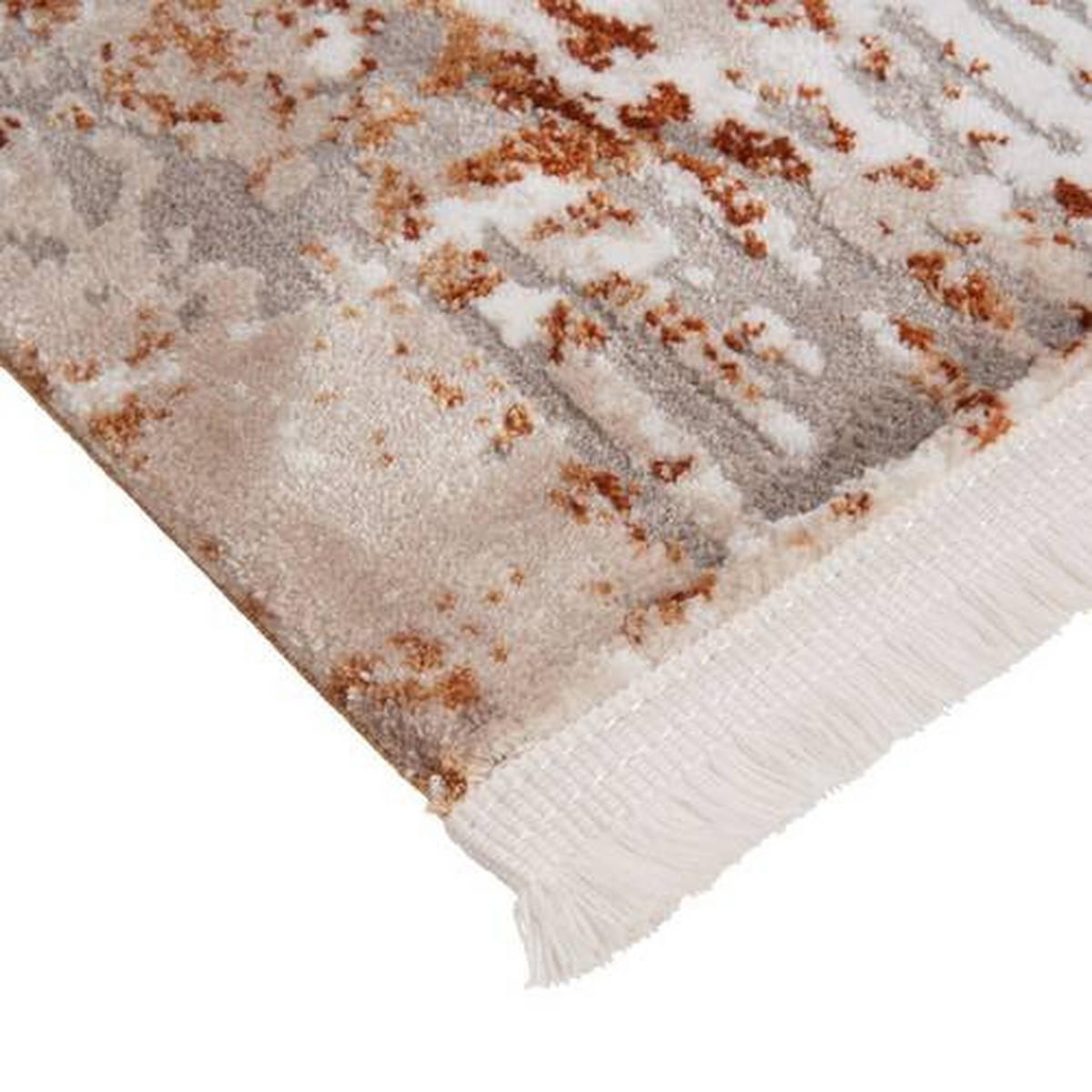 TKANÝ KOBEREC, 133/190 cm, terakota - terakota, Design, textil (133/190cm) - Novel