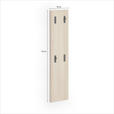 GARDEROBENPANEEL  in 40/170/3,7 cm  - Eiche Bianco, Design, Holzwerkstoff (40/170/3,7cm) - Voleo