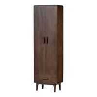 MEHRZWECKSCHRANK 60/200/35 cm  in Dunkelbraun  - Dunkelbraun, Design, Holz (60/200/35cm) - Livetastic