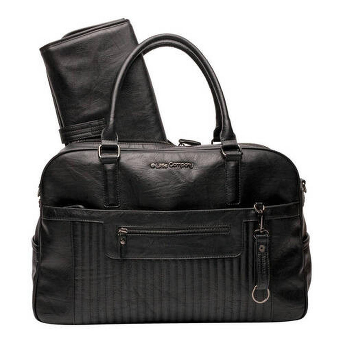 WICKELTASCHE Little Company  - Schwarz, Trend, Kunststoff/Textil (30/44/17cm)