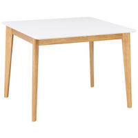 JEDÁLENSKÝ STÔL, biela, 100-130/74/100 cm - biela/farba duba, Design, drevo (100-130/74/100cm) - Livetastic