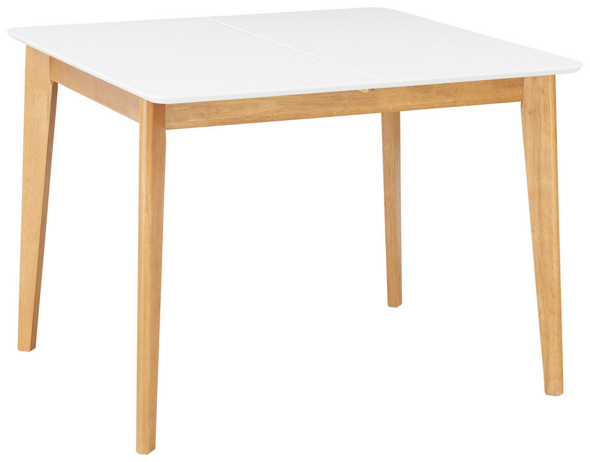 JEDÁLENSKÝ STÔL, biela, 100-130/74/100 cm - biela/farba duba, Design, drevo (100-130/74/100cm) - Livetastic