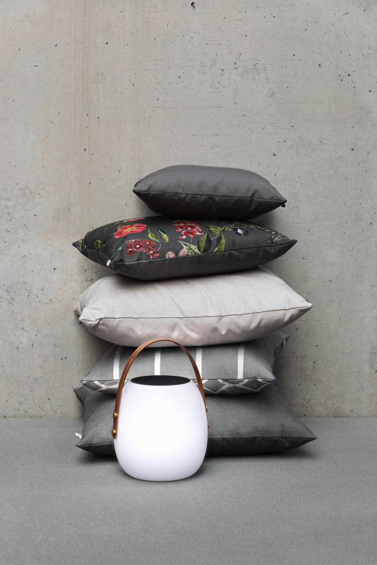 AKKU-TISCHLEUCHTE Schöner Wohnen 22/34 cm  - Weiß, KONVENTIONELL, Kunststoff (22/34cm) - Schöner Wohnen