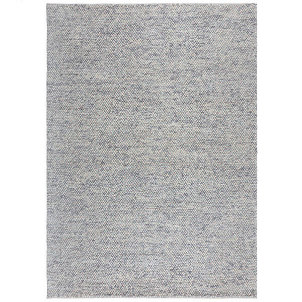 HANDWEBTEPPICH 80/150 cm MINERALS Blau, Creme rechteckig  - Blau/Creme, KONVENTIONELL, Textil (80/150cm) - Flair Rugs