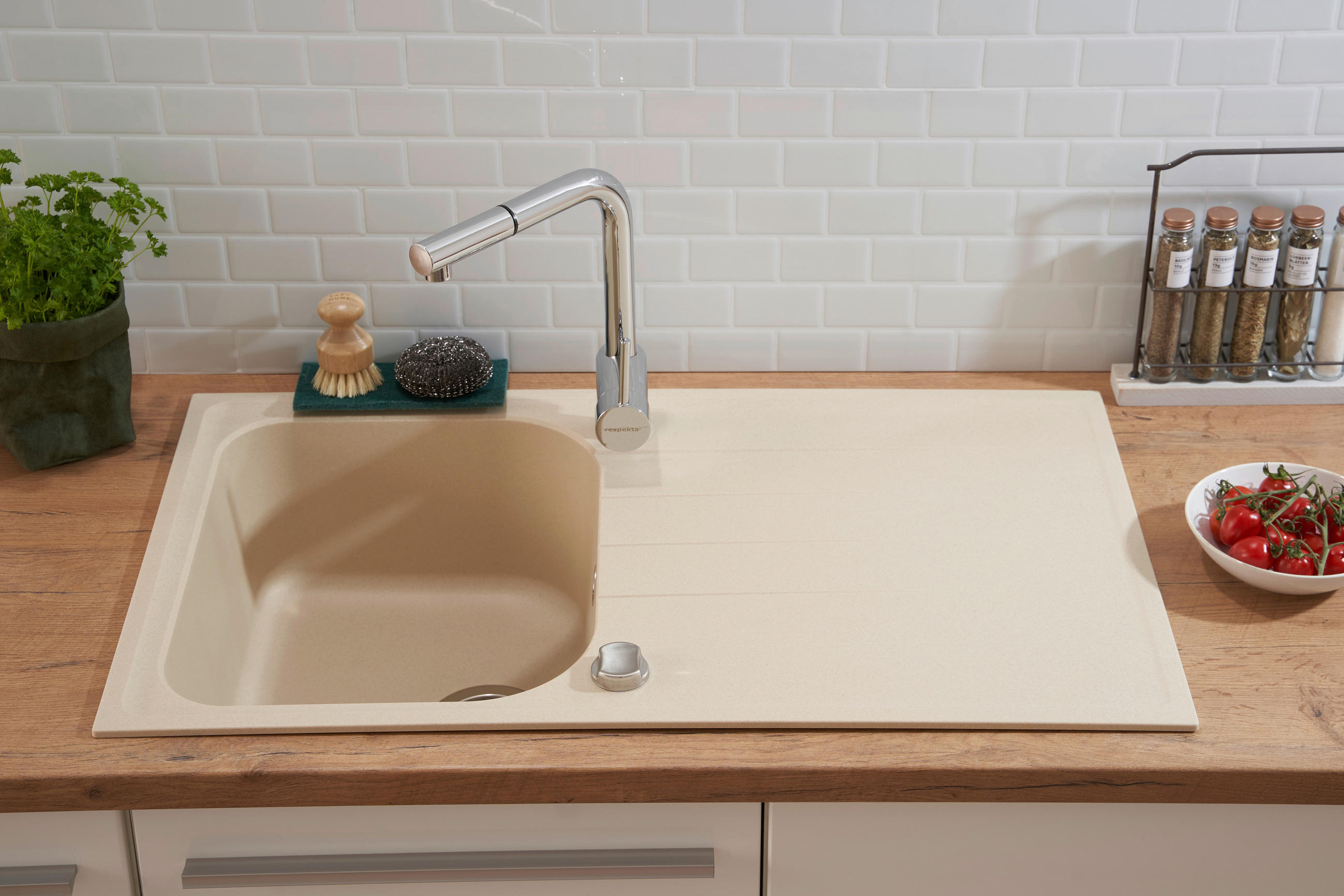 DISKHO 1725ORLANDO86X50B  - beige, Trend, sten (86/20,9/50cm) - Respekta