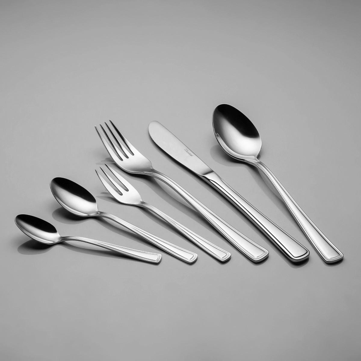 BESTECKSET   - Chromfarben, Basics, Metall (40/24,5/4cm) - Sola