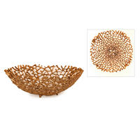 PODNOS, kov, 27,5/20,5/3,5 cm - šampanská, Basics, kov (27,5/20,5/3,5cm)