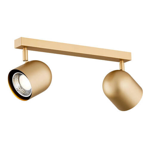 DECKENLEUCHTE Argon Isola 19,5/11,5/48 cm   - Goldfarben, Design, Metall (19,5/11,5/48cm)