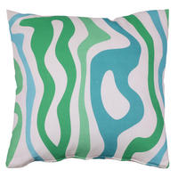 ZIERKISSEN 48/48 cm  - Blau/Naturfarben, Basics, Textil (48/48cm)