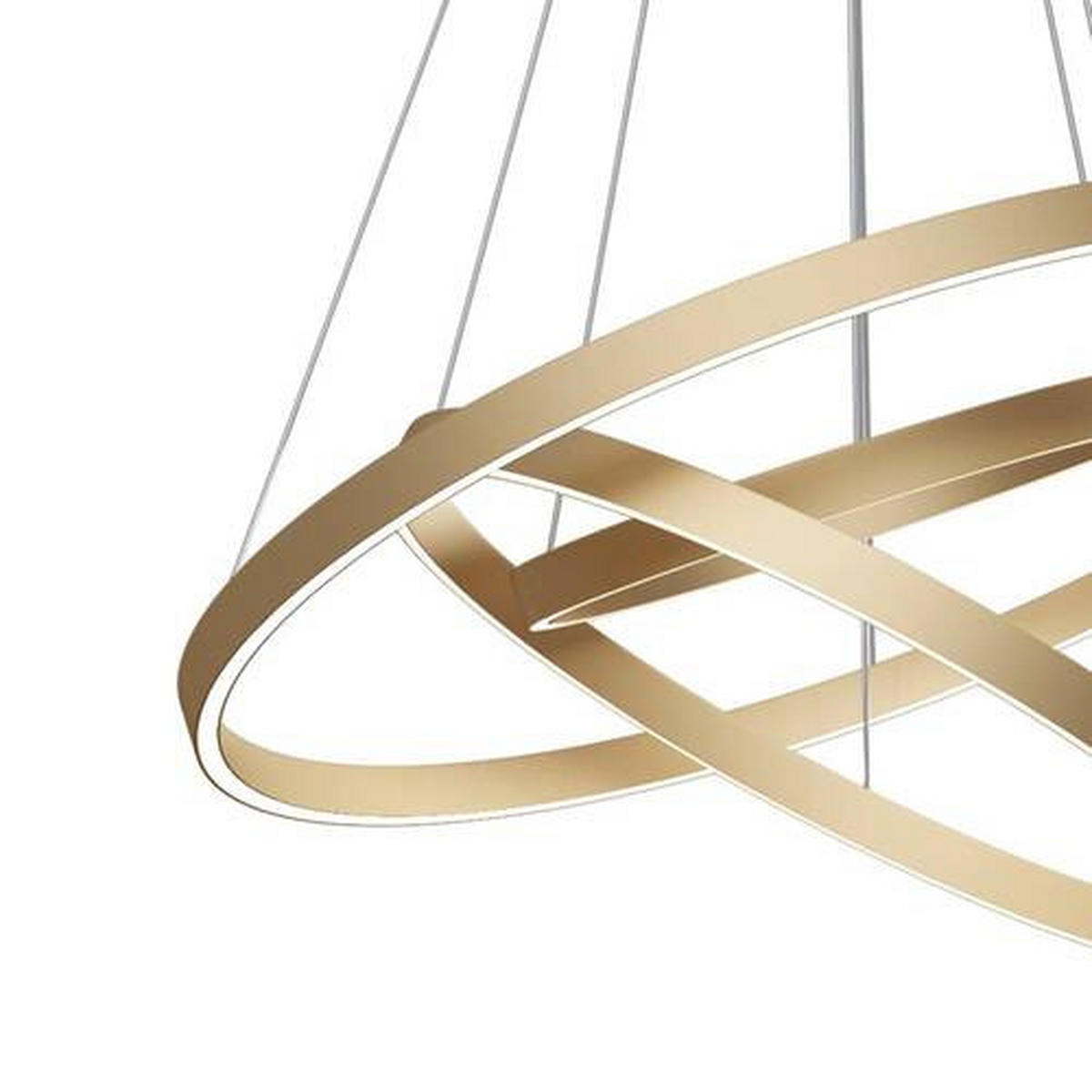 PENDELLEUCHTE 80/120 cm    - Messingfarben, Trend, Metall (80/120cm) - MAYTONI