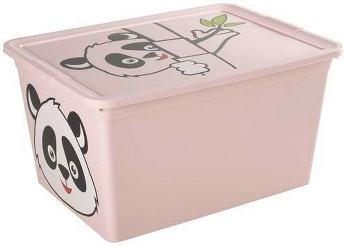 KUTIJA ZA IGRAČKE  Panda  - pink, Basics, plastika (48,5/36/25cm) - My Baby Lou