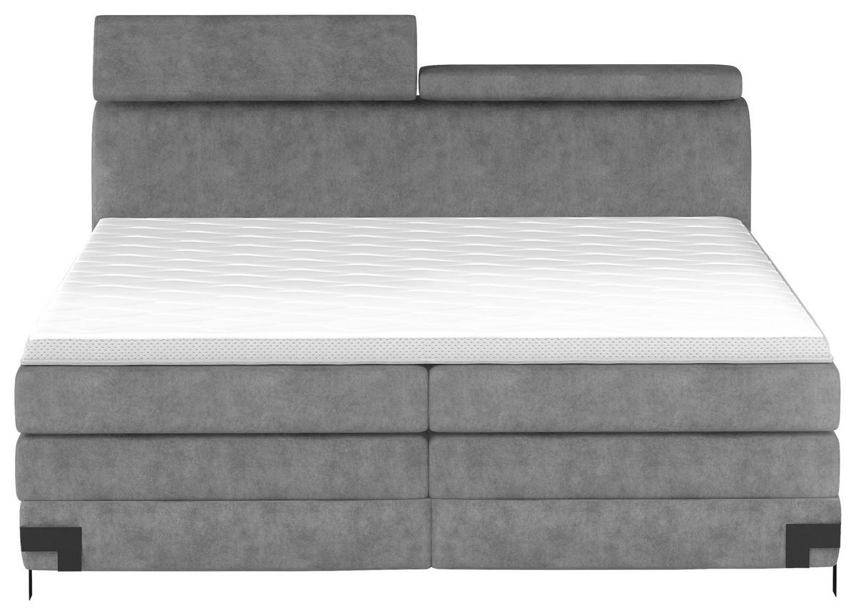 BOXSPRING, antracit - antracit/negru, Modern, lemn/textil (184/108-119cm) - Esposa