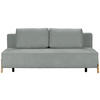 SCHLAFSOFA Chenille Grau  - Naturfarben/Grau, Design, Holz/Textil (211/88/102cm) - Niels Andersson