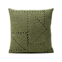 DEKORAČNÍ POLŠTÁŘ 45/45 cm - olivově zelená, Design, textil (45/45cm) - Novel
