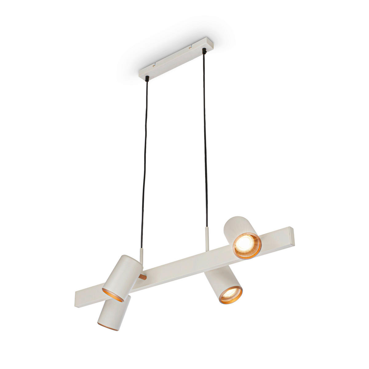 FÜGGESZTÉK - cappuccino/szürkésbézs, Konventionell, fém (80/25/1200cm)