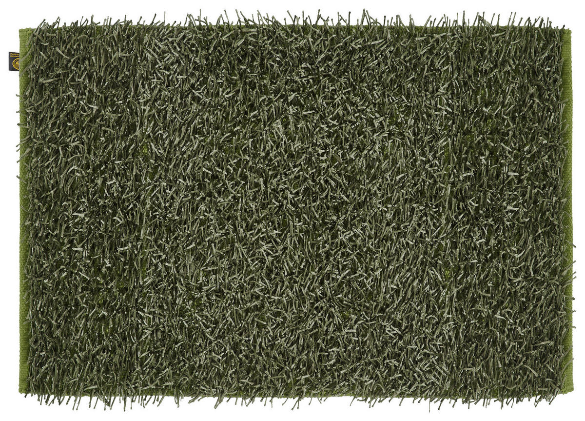 BADTEPPICH Shaggy Dunkelgrün 50/70 cm  - Dunkelgrün, Basics, Textil (50/70cm) - Esposa