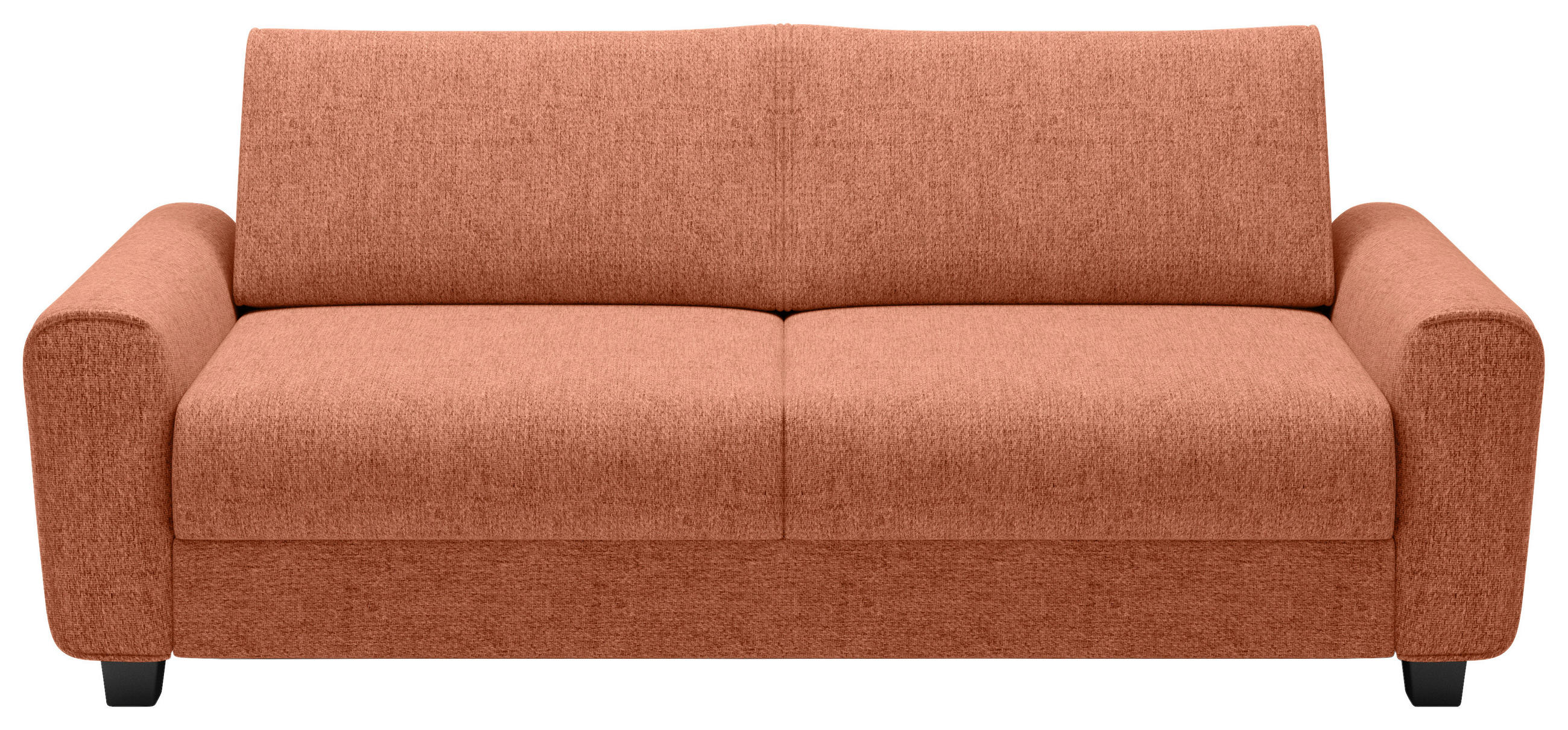 SCHLAFSOFA in Textil Rostfarben  - Rostfarben/Schwarz, Design, Kunststoff/Textil (203/69-82/99cm) - Welnova