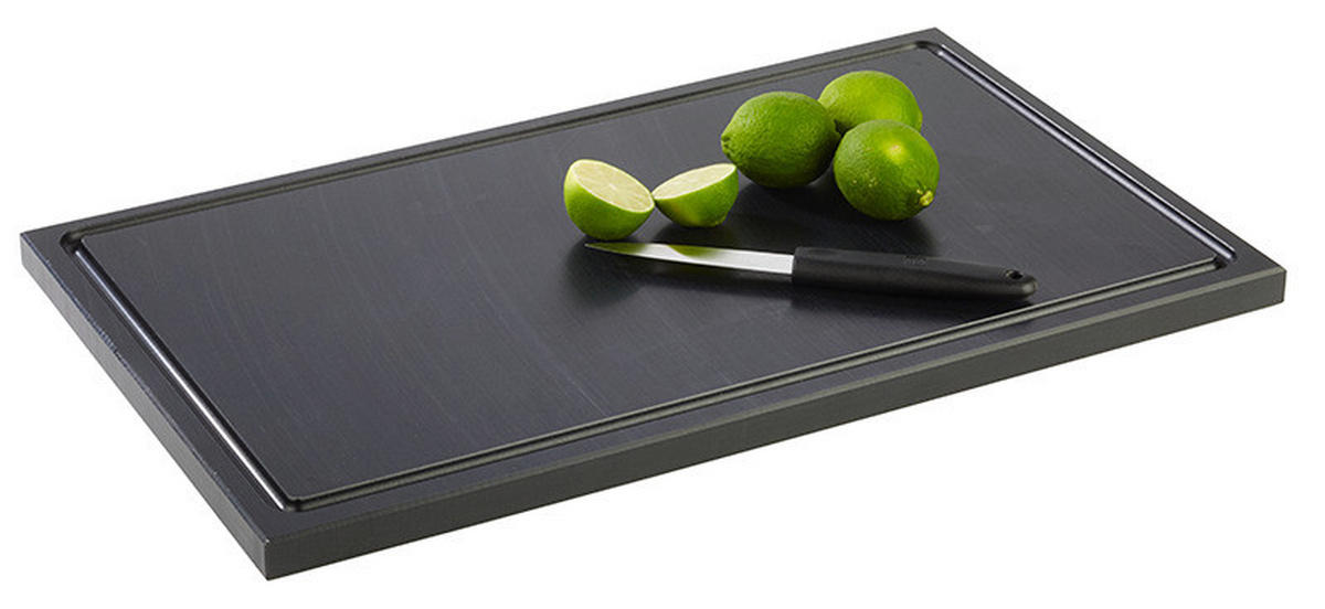 SCHNEIDEBRETT Kunststoff BAR  - Schwarz, Basics, Kunststoff (50/30/2cm)