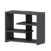 WANDREGAL  - Anthrazit, Design, Holzwerkstoff (49/40/21cm) - Livetastic