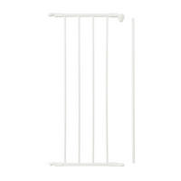 SCHUTZGITTERVERLÄNGERUNG 33/71 cm  - Weiß, Basics, Metall (33/71cm) - Baby Dan