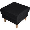 HOCKER in Textil Graphitfarben  - Buchefarben/Graphitfarben, Design, Holz/Textil (53/45/53cm) - Max Winzer
