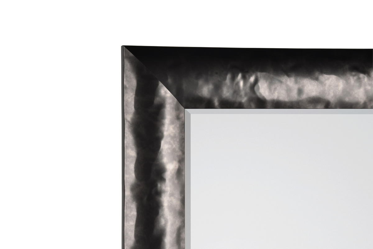 WANDSPIEGEL 90/190/3 cm    in rechteckig  - Schwarz, MODERN, Glas/Kunststoff (90/190/3cm) - Milino