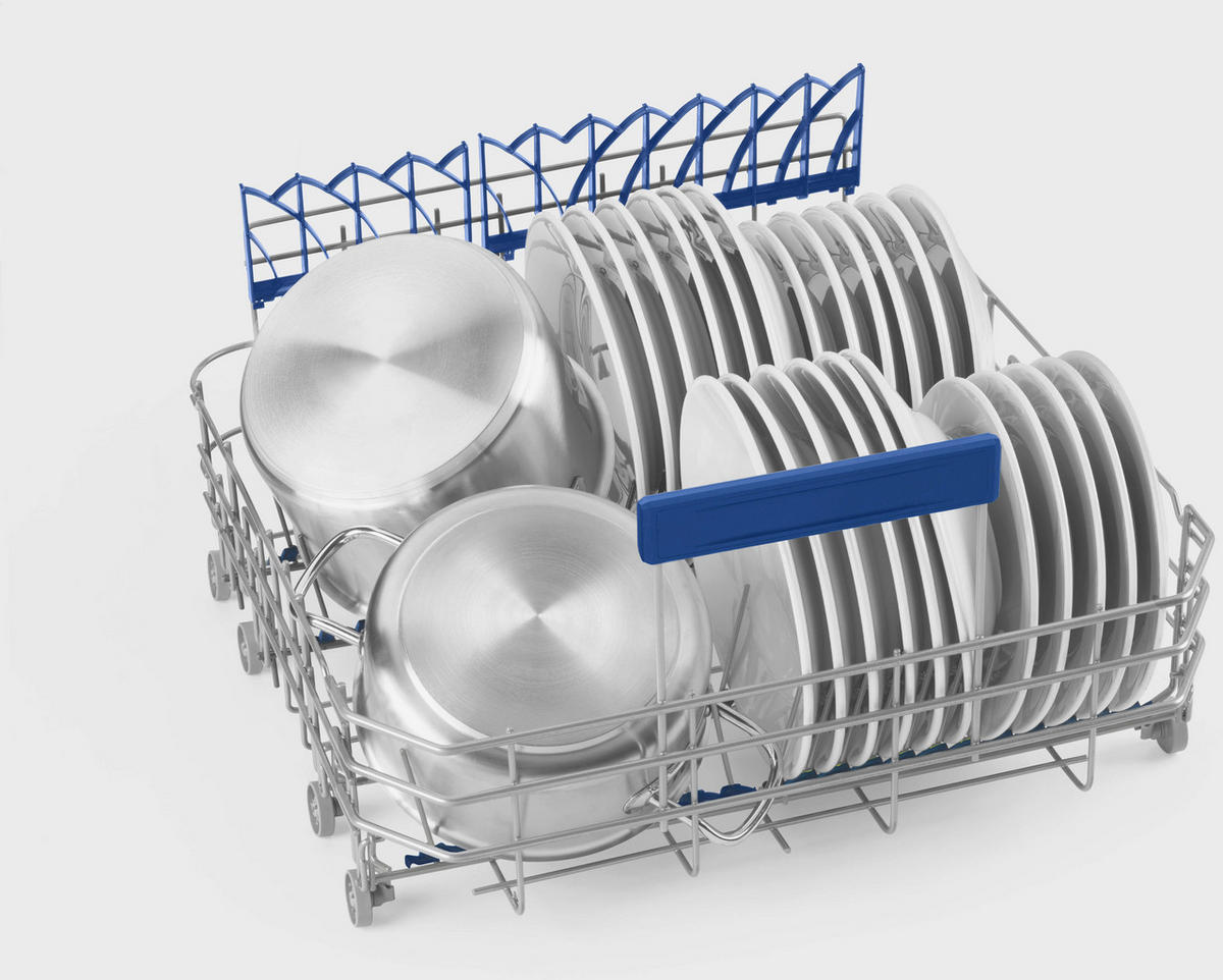 GESCHIRRSPÜLER STL323BQLDE  - Edelstahlfarben, Basics, Metall (59,8/81,8/54,5cm) - SMEG