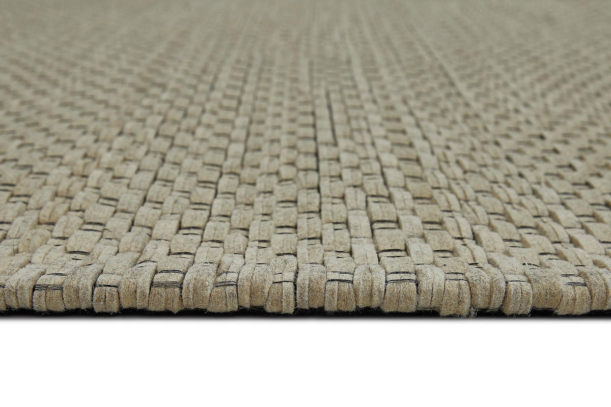HANDWEBTEPPICH 70/140 cm Greige  - Greige, Design, Textil (70/140cm) - Novel