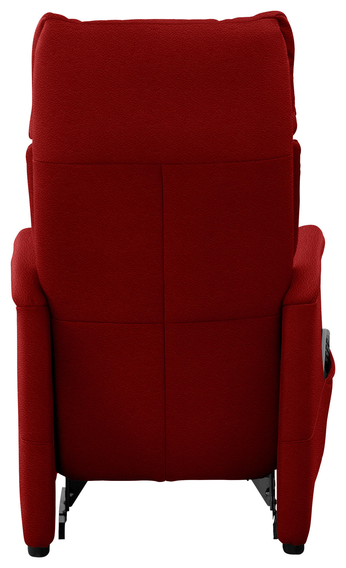 FERNSEHSESSEL in Rot  - Rot/Schwarz, Konventionell, Leder/Kunststoff (69/109/83cm) - Cantus