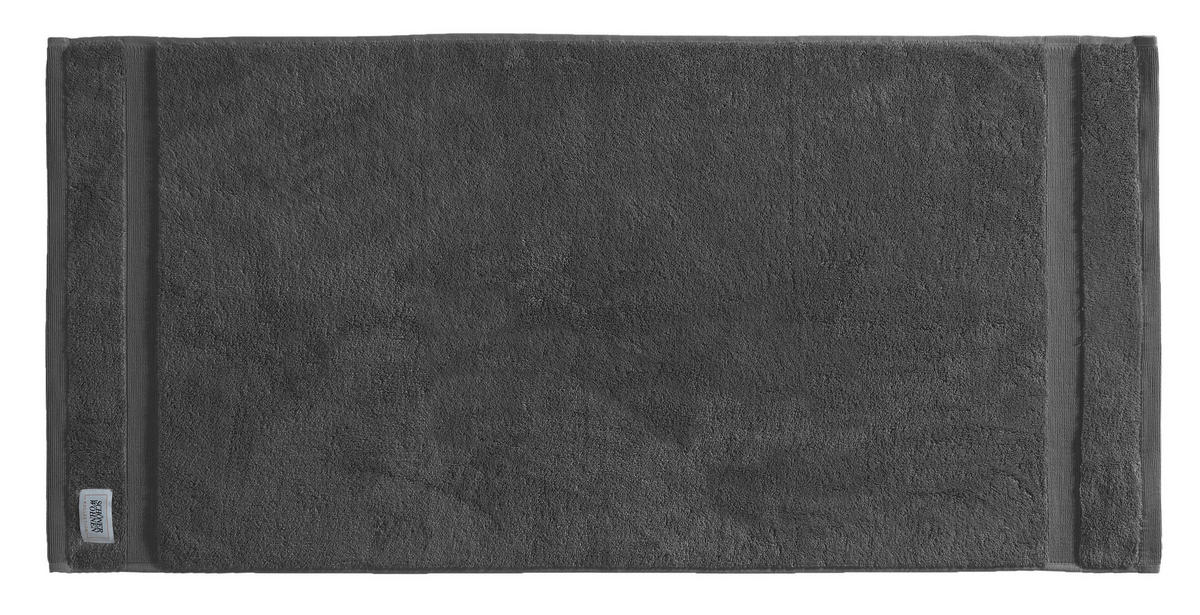 HANDTUCH 50/100 cm SW-Cuddly Anthrazit 2-teilig  - Anthrazit, Basics, Textil (50/100cm) - Schöner Wohnen