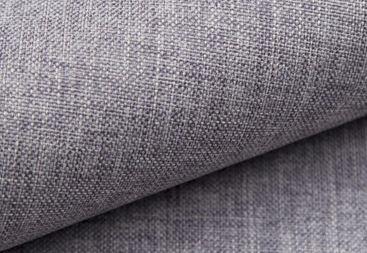 ECKSOFA NIKA Silberfarben Webstoff  - Silberfarben, Basics, Holz/Textil (277/156cm) - MID.YOU