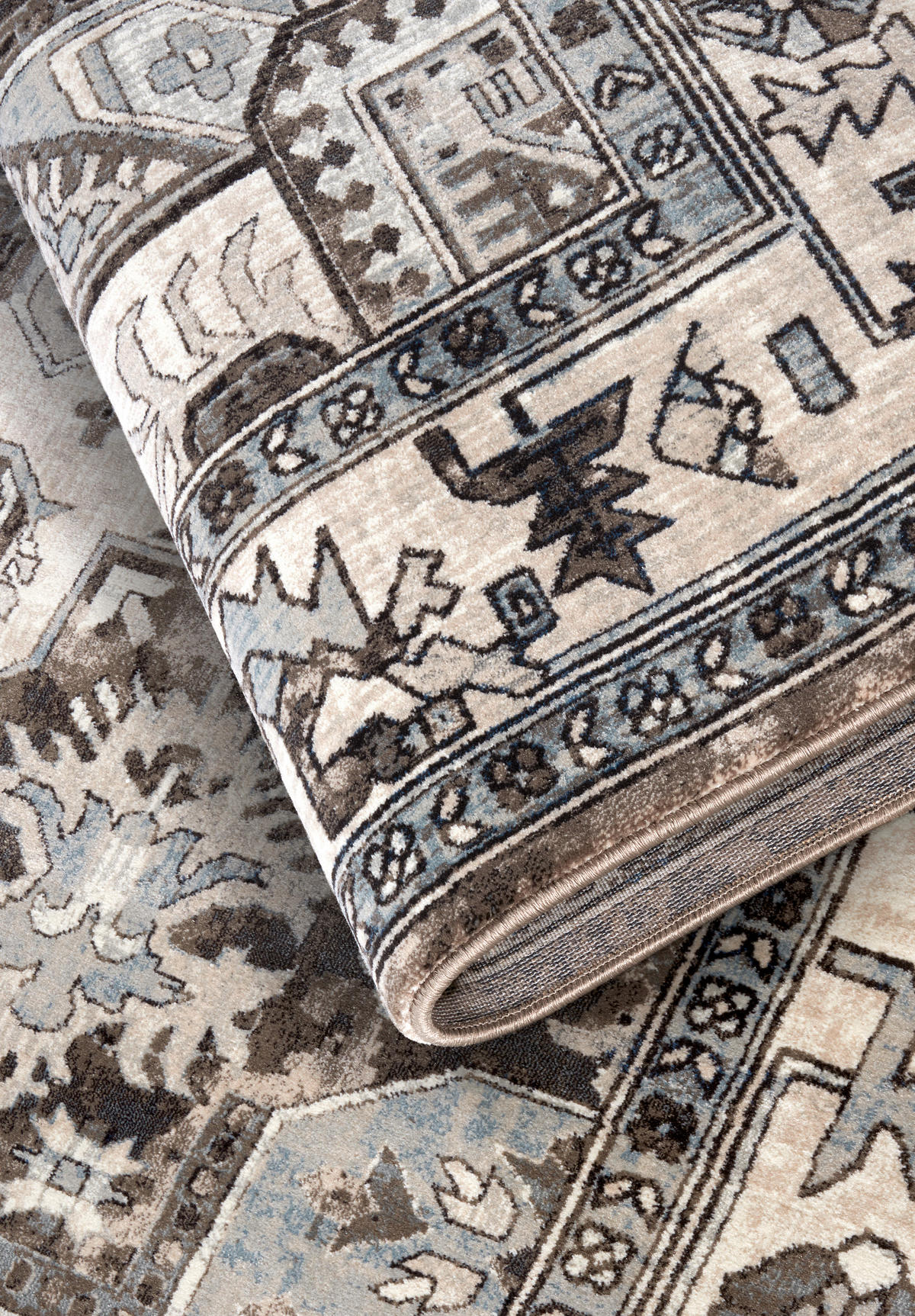 FLACHWEBETEPPICH 200/280 cm Kollektion 1869 Braun, Creme  - Creme/Braun, Design, Kunststoff/Textil (200/280cm) - Villeroy & Boch