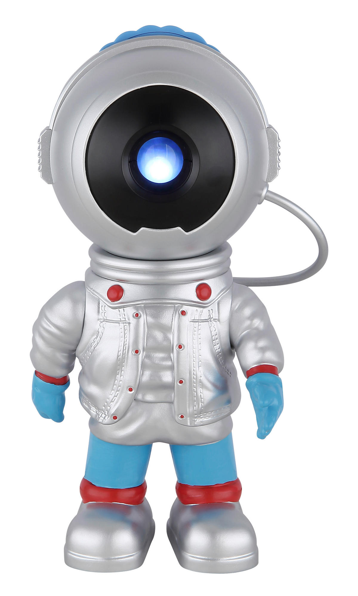 LED-DEKOLEUCHTE 9,5/7/18,5 cm   - Blau/Rot, Trend, Kunststoff (9,5/7/18,5cm) - Globo