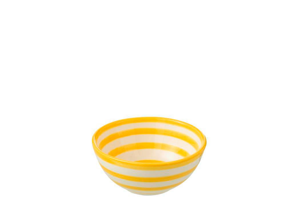 SCHÜSSEL  - Weiss/Gelb, Basics, Keramik (14/14/6,5cm)